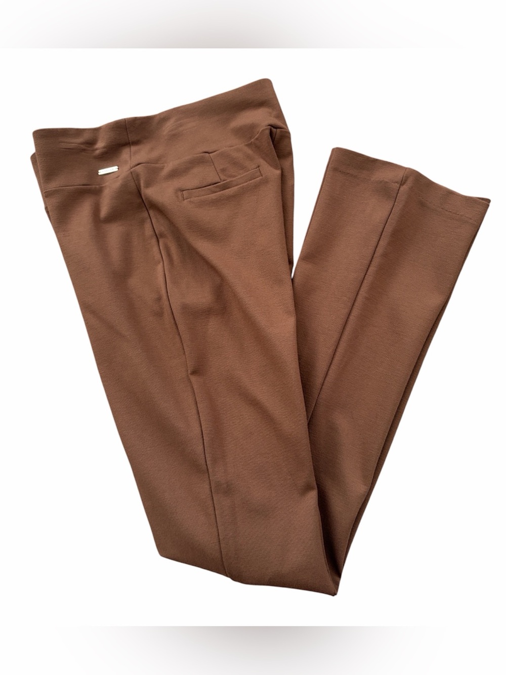 T Tahari Woman’s Carmel Brown Leggings Sz XS Long Pants